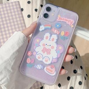 COPY - iPhone 12 Pro Dreamy Glitter Liquid Case 🧸…